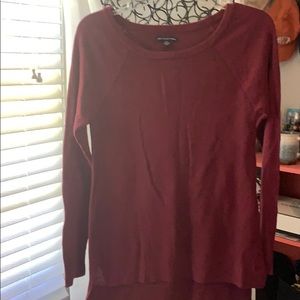 Burgundy American Eagle sweater